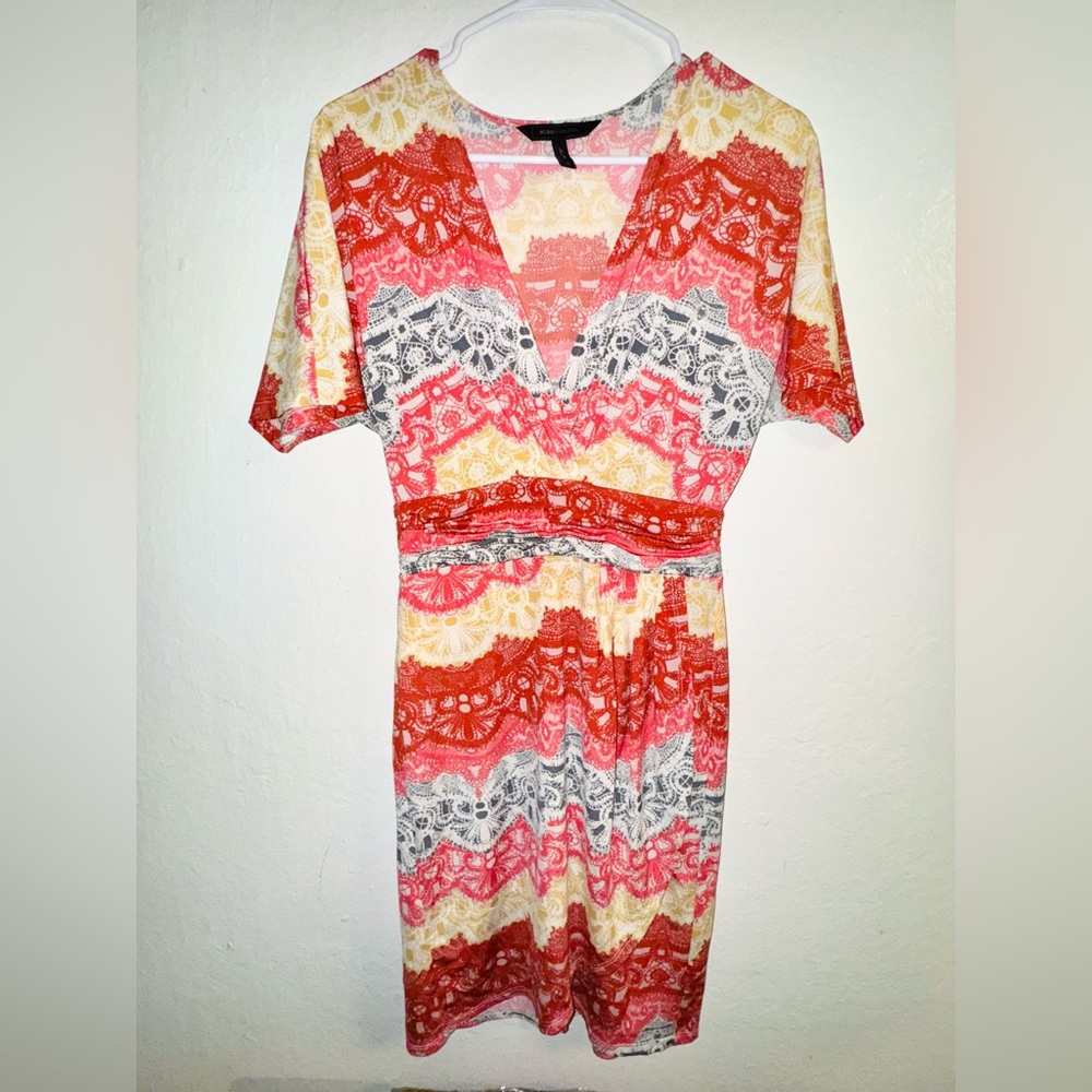 Colorful Lace Patterned Dress